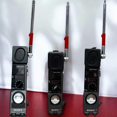 【ジャンク】SONY ICB-870T 8チャンネル無線機 SONY ICB-870T 8ch Transceiver 3 Units Set Citizen Band Radio CB