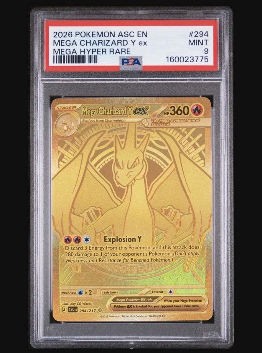 Mega Charizard Y Ex 294/217 Me: Ascended Heroes for sale | eBay
