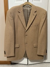 John W. Nordstrom Loro Piana 100 Camelhair camel Blazer Men  s 46R Sport Coat