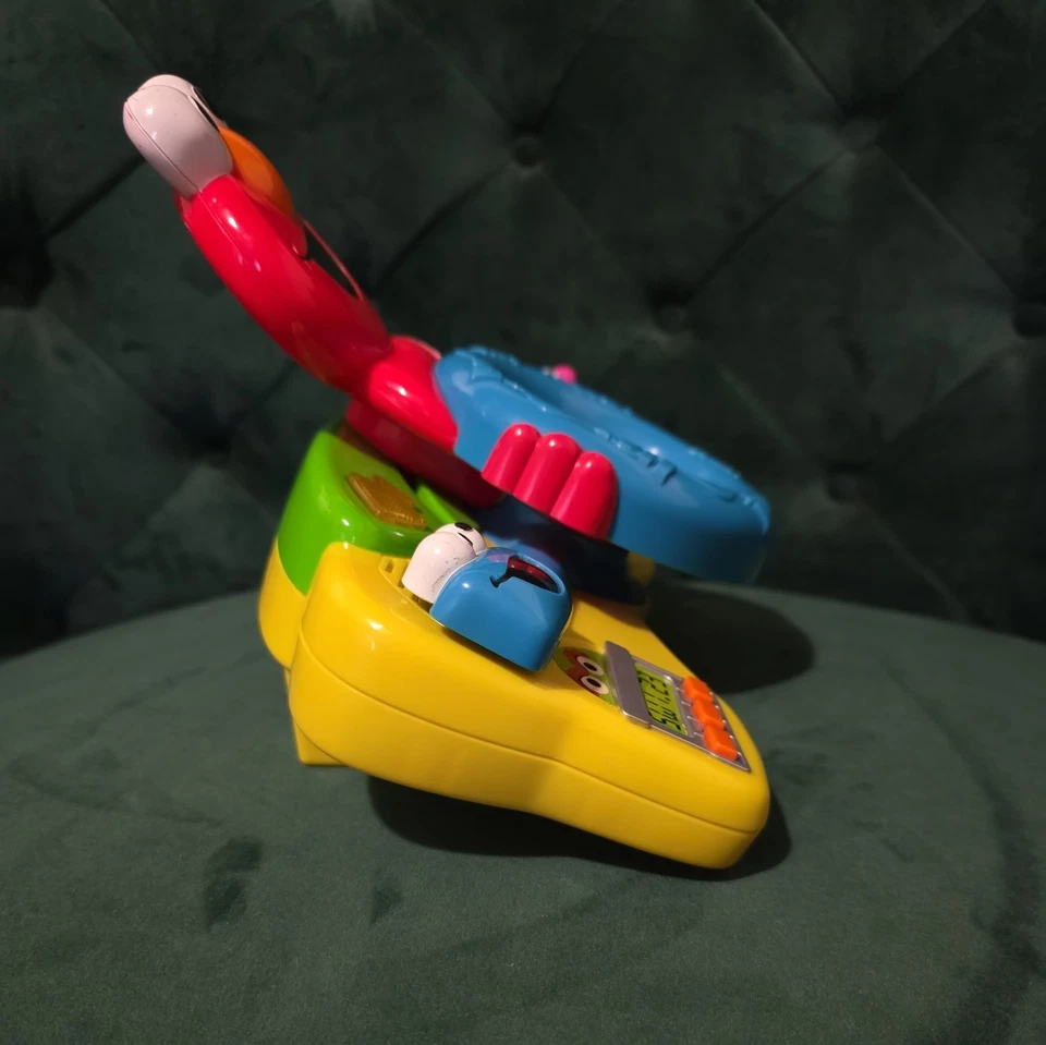 Brinquedo volante motorista Sesame Street Elmo Giggle 'n Go 2006 TESTADO E FUNCIONA - Imagem 4 de 4