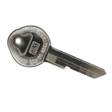 68 C3 Corvette Glove Box and Spare Tire Key Blank Pearhead Head D Groove