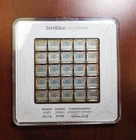 Geiger German silver___.999__25 1 gram premium bars__rare original card