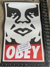 Vintage Shepard Fairey OBEY GIANT Poster (Approx.) 11.5 in x 18 in