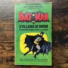 Batman vs 3 Villains Of Doom - Vintage Paperback Signet 1966