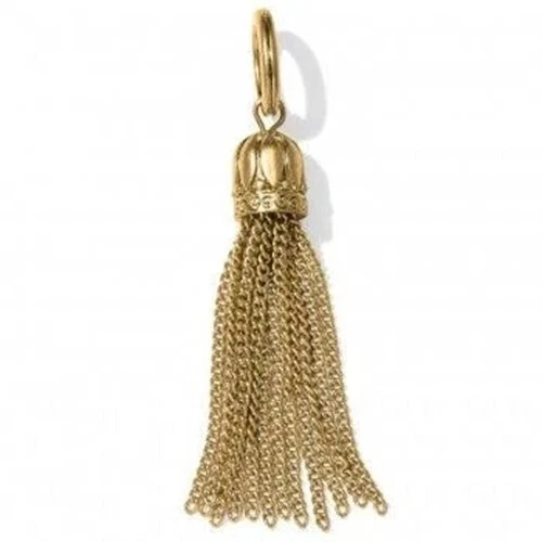 Brighton tahlia GOLD  tassel amulet charm NWOT