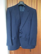 Harrods Chester Barrie Navy Suit. Jacket fit Chest 42"-44", Trousers W36" L29"