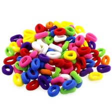 Baby Hair Tie Hair Tie Fruity Black And White Medium Hair Tie 100pcs