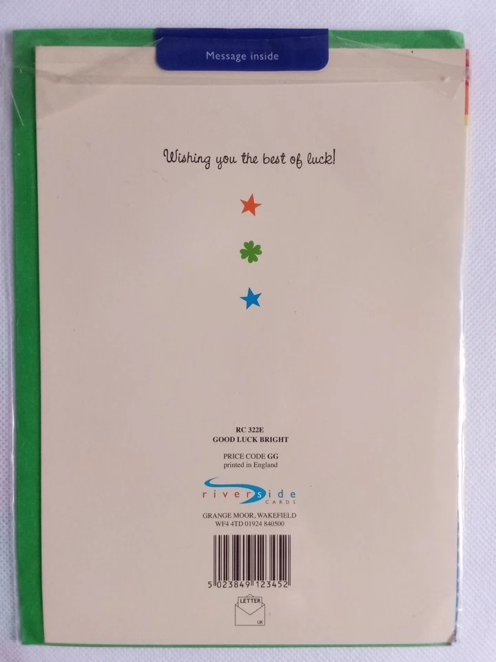 CARTE DE VOEUX BONNE CHANCE / GREETING CARD GOOD LUCK - Photo 2/2