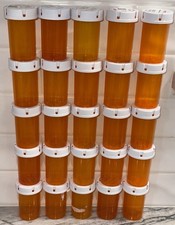 Lot of 30 CVS Empty Amber Plastic 20 Dram Medicine Pill Bottles Hobby Crafts