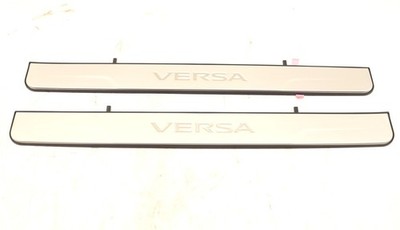 NEW OEM Brushed Metal Front Door Sill Plates T99G65EE90 for Nissan Versa 20-25