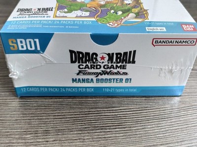 Dragon Ball Fusion World Manga Booster SB01 Booster Box Factory