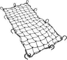 15In X 30In Elastic Cargo Net with 10 Adjustable Hooks and Tight 2In X 2In Mesh,
