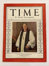 Time Magazine May 9, 1932 - Rt. Rev. James Edward Freeman, Bishop of Washington