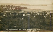 c1910 Auckland New Zealand Harbor View RPPC Postcard 25-12391