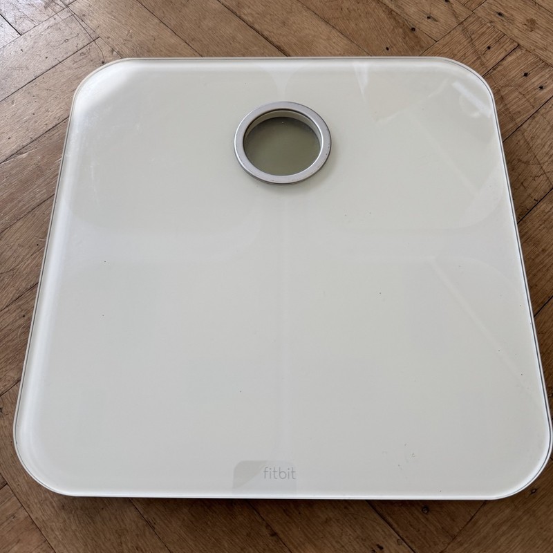 Fitbit Aria Wi-Fi Smart Scale Model FB201W. Clean, original owner, works well.