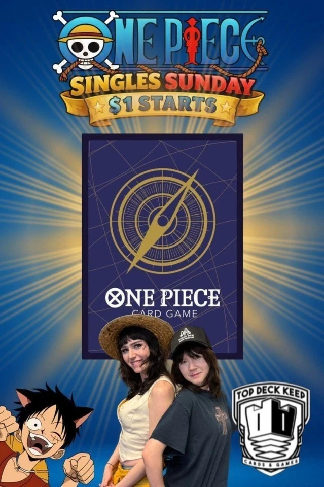$1 Start One Piece Singles Sunday With Mack & Kali!