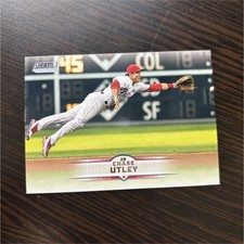Topps Stadium Club Chase Utley Philadelphia Phillies Baseball Card #173