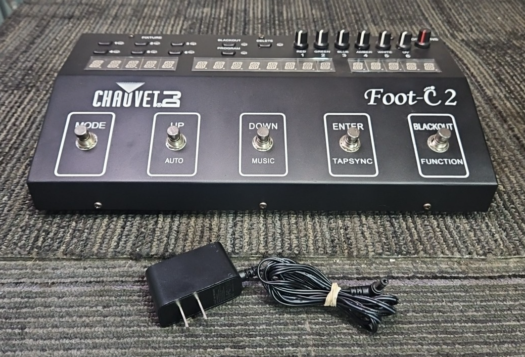 Chauvet DJ FOOT-C 2 36-Channel DMX Foot Controller with Power Cord