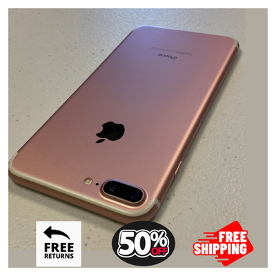 iPhone7Plus 128GB ローズゴールド Apple iPhone 7 Plus - 32GB/128GB - GSM Unlocked, Rose Gold, Black