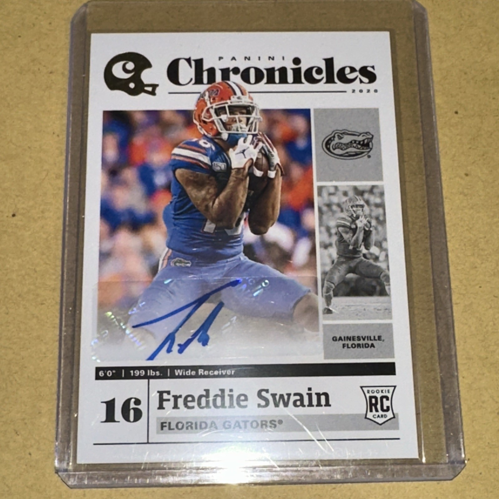 Freddie Swain Panini Chronicles Draft Picks Signatures #21 Base
