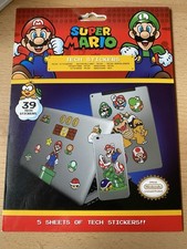 Super Mario Tech Stickers 39 Stück Pyramid Nintendo Sticker NEU