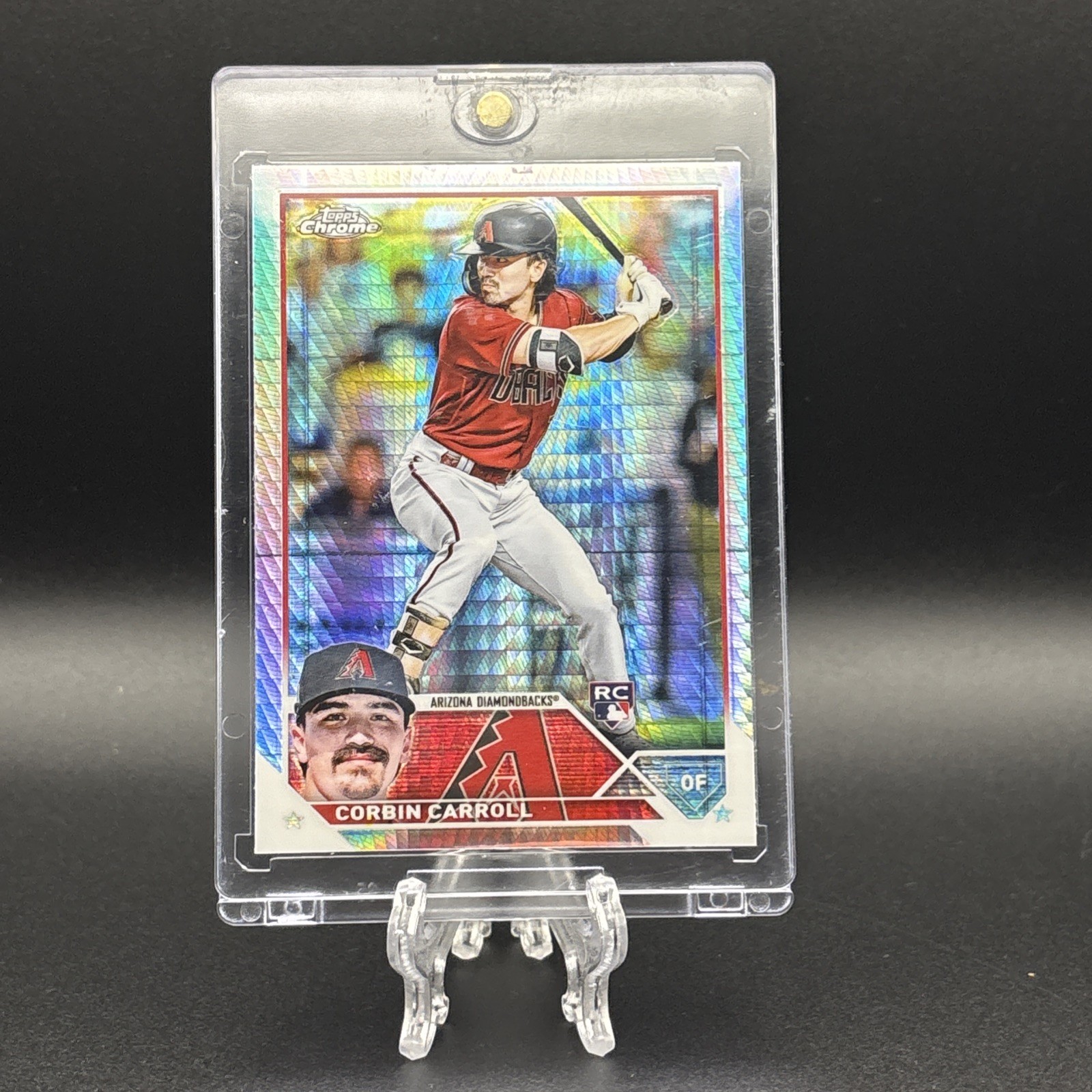 2023 Topps Chrome #95 Corbin Carroll Rookie Prism Refractor