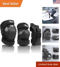 Adult  Kids Knee Pads Elbow Pads and Wrist Guards for Inline Skating, Roller...