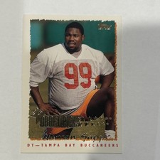 Topps 1995 Warren Sapp Rookie No.229 Tampa Bay Buccaneers Football Card. rookie card picture