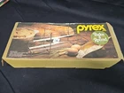 Vintage Pyrex 990 Bake A Round Glass Bread Tube with Rack in Box Cookware