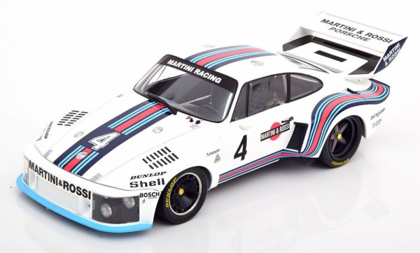 Norev 187480 Porsche 935 #4 6H Watkins 1976 Martini Glen Stommelen Schurti 1:18-image