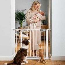 Baby Gate for Babies, Elders and Pets, 85-94 CM Auto Close Baby Safety Gate