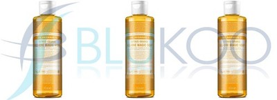 Dr Bronner Citrus All-One Magic Flüssigseife Orange Bio - 240ml (3er Pack)