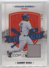 2021 Panini Chronicles America's Pastime Swatches Blue 14/99 Sammy Sosa #97 10ev