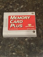 Memory Card Plus Nintendo 64 N64 by Performance Red Label Tested B