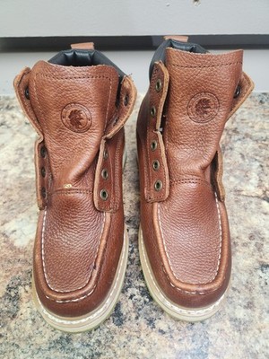 ROCKROOSTER  Men's Safety Footwear  Soft Toe Work Boots Rubber Outsole Size  7.5