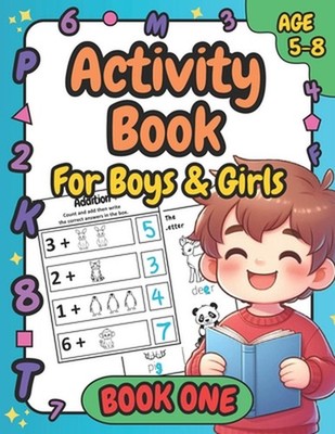 Activity Book For Boys & Girls: Age 5-8, (Book One) 80 Pages To Complete: Word T