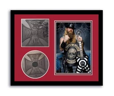 Black Label Society Zakk Wylde Autographed Signed 11x14 Framed CD Photo ACOA