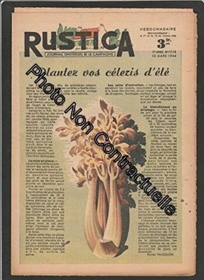 RUSTICA [Nr. 11-13] vom 15.03.1944 - PFLANZEN SIE IHRE SOMMERSELLERIE | Sehr guter Zustand