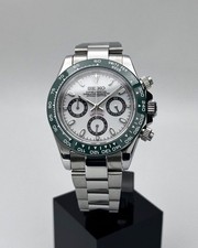 Seiko mod Daytona Style  Chronograph Green Bezel - 40mm