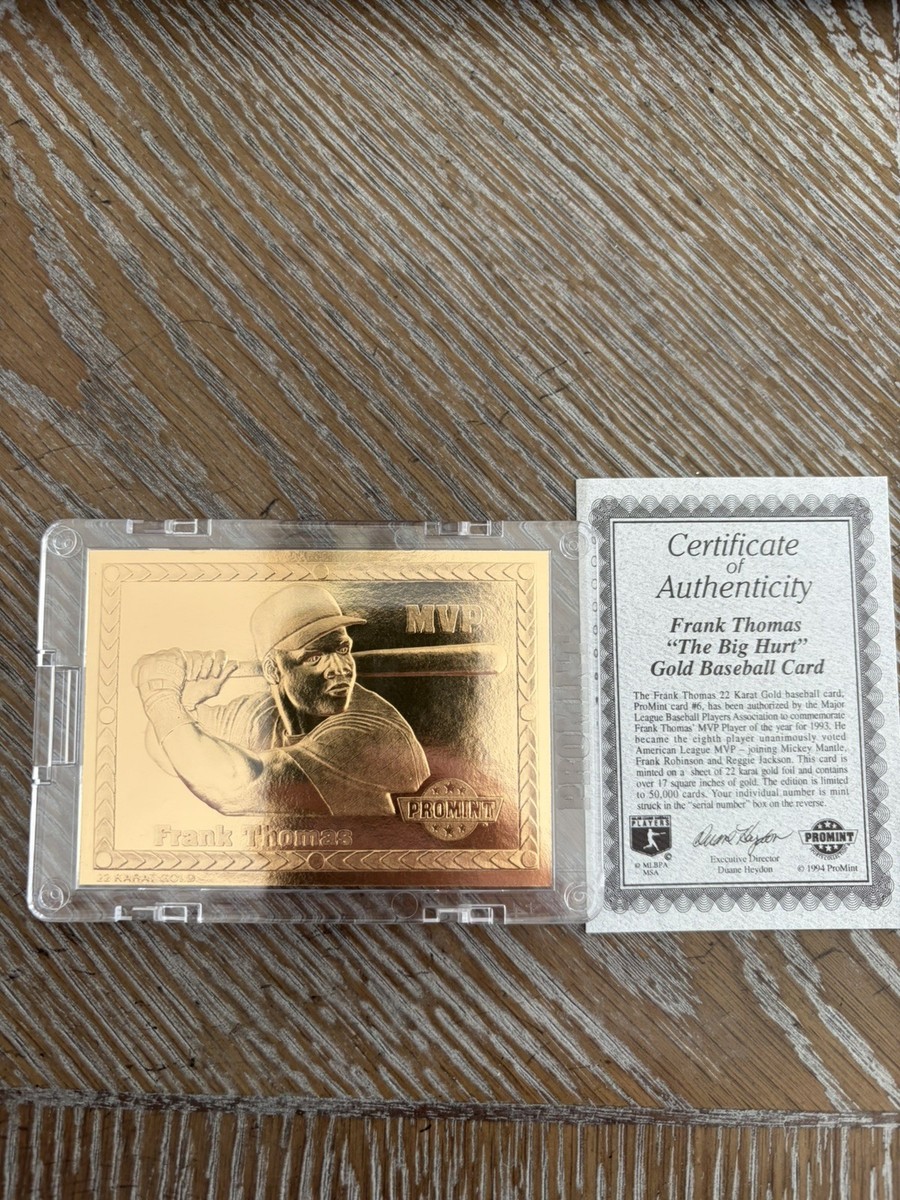 1992-98 ProMint 22K Gold - Frank Thomas #27 /50000 for sale online