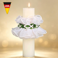 1Pcs Kerzentropfschutz FüR Taufkerzen Hochzeitkerze, Tropfschutz Kommunionkerze
