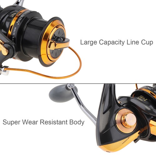 8000S 12+1BB 4.6:1 Fishing Reel Trolling Long Shot Casting Big Sea Spinning - Picture 4 of 12