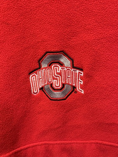 Columbia OHIO STATE BUCKEYES Fleece Hoodie Youth Boys Medium Embroidered NCAA - Picture 2 of 9