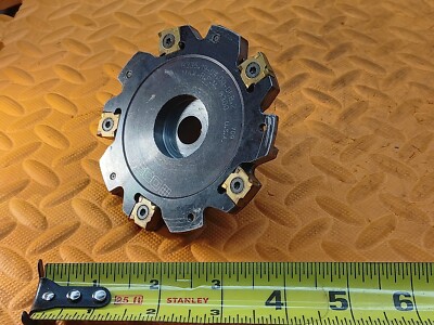 SECO 4'' Slotting Shell Disc Mill Cutter R335.19-04.00-0.37-5 SNHQ Insert 4.0