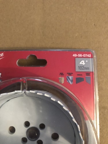 Milwaukee 49-56-0742 102 mm lochplanierplanierhartmetall holwippe brandneu 49560742 - Bild 2 von 6