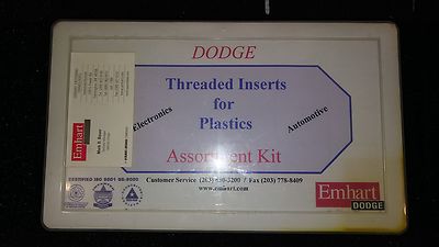 Doge Thread Insert 23DD64 EMHART DODGE THREADED INSERTS, 90% BRASS, VERY GOOD CONDITION ...