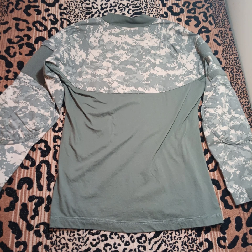 Camisa de Combate TRU-SPEC CoreDura Para Hombre, GRANDE, Marrón/Multicam Doble Codo Foto 2 de 4