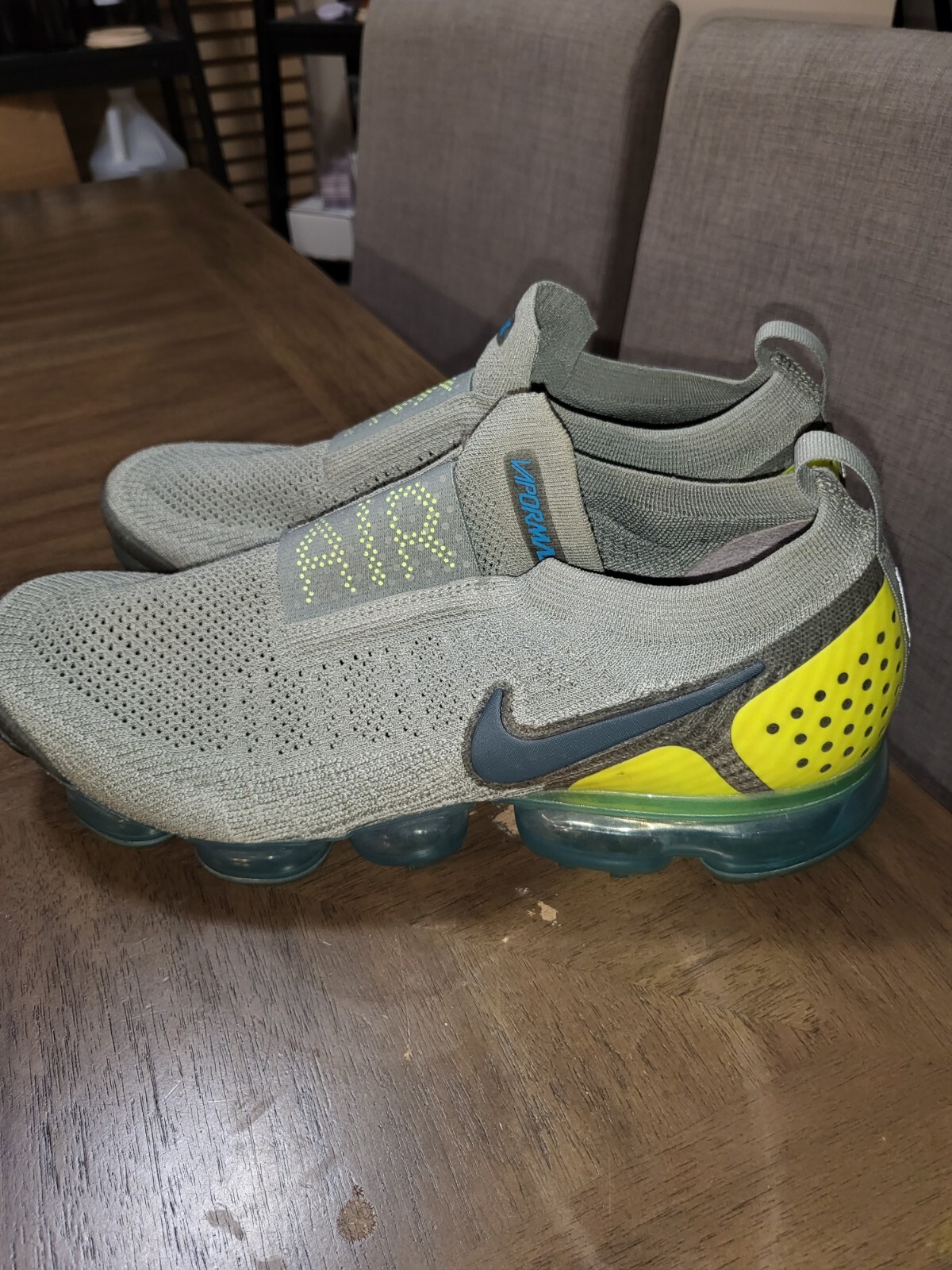 Nike Air Vapormax FK Moc 2 Mica Green Volt-Neo Turq AH7006-300 Mens Size 11  | eBay