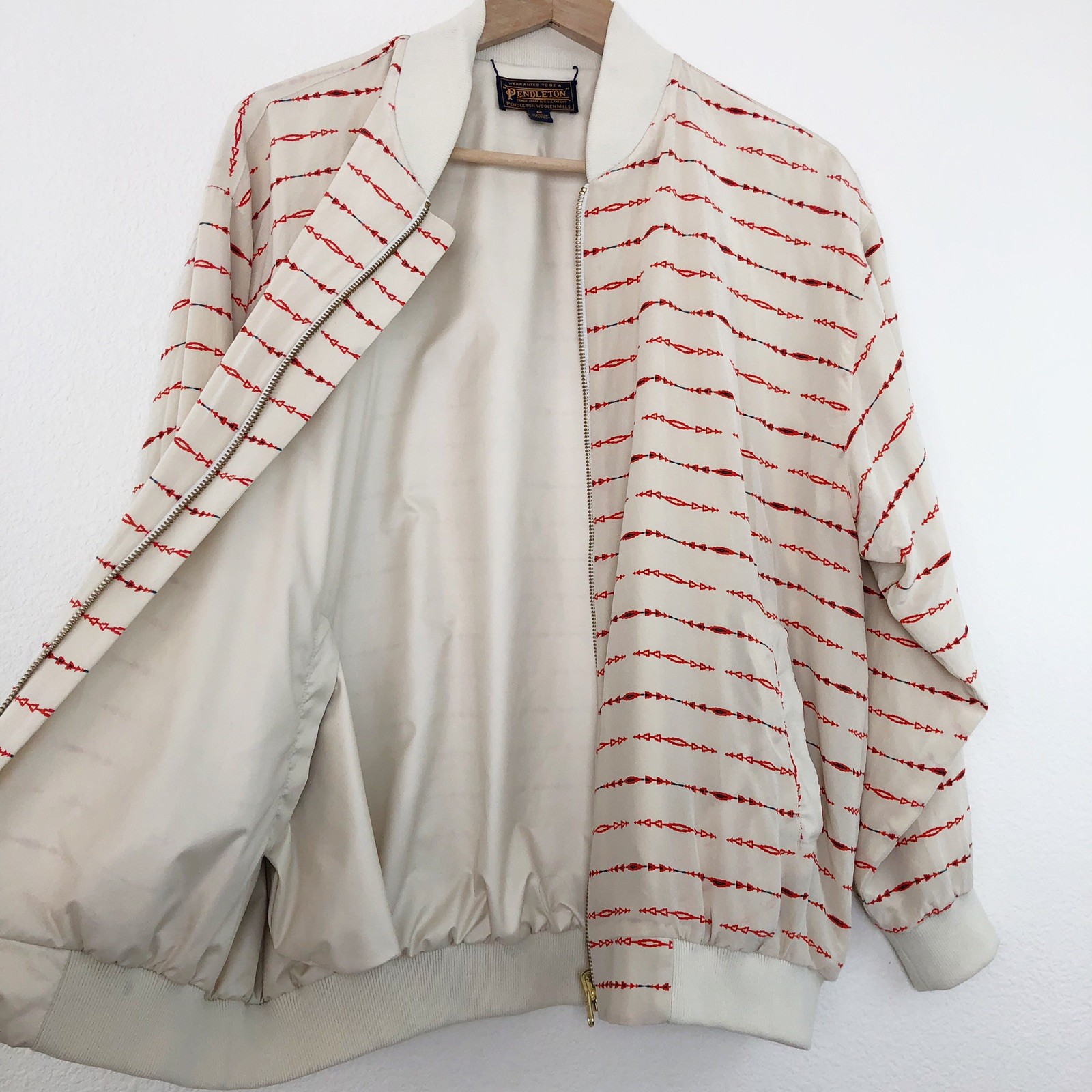 Pendleton Jacket Size M Medium Womens Bomber Reve… - image 4