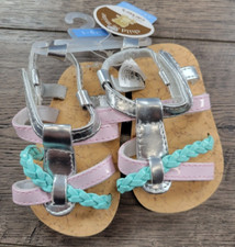 Baby Girl New Child Mine Carter's 3-6 Month Cork Sandals